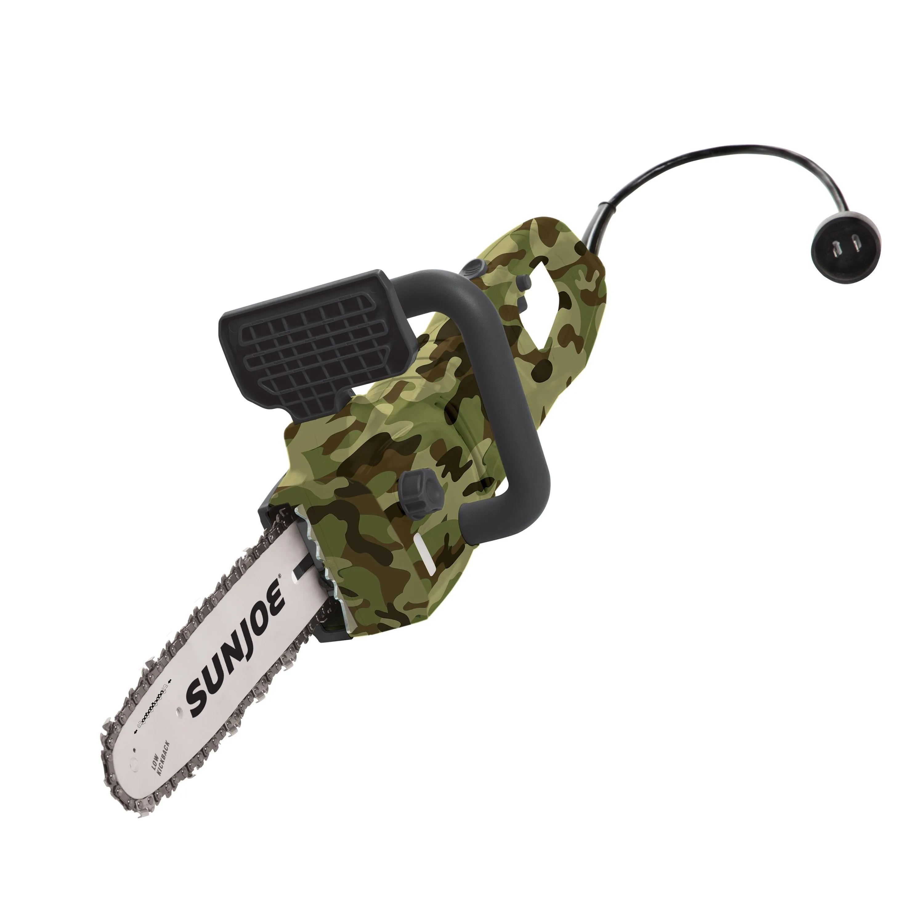 Sun Joe SWJ807E-CMO Electric Convertible Pole Chain Saw | 10 inch | 8.0 Amp (Camo)