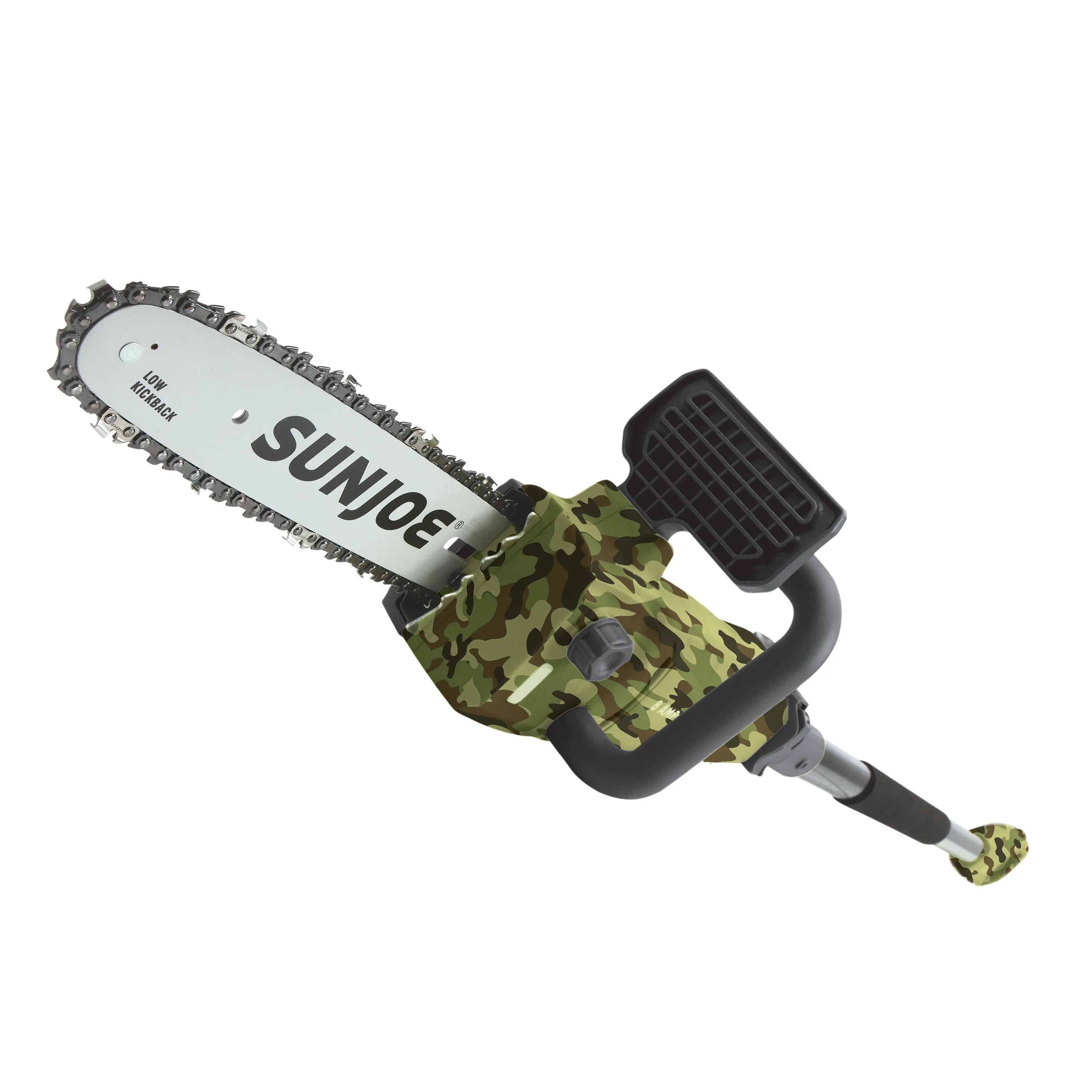 Sun Joe SWJ807E-CMO Electric Convertible Pole Chain Saw | 10 inch | 8.0 Amp (Camo)