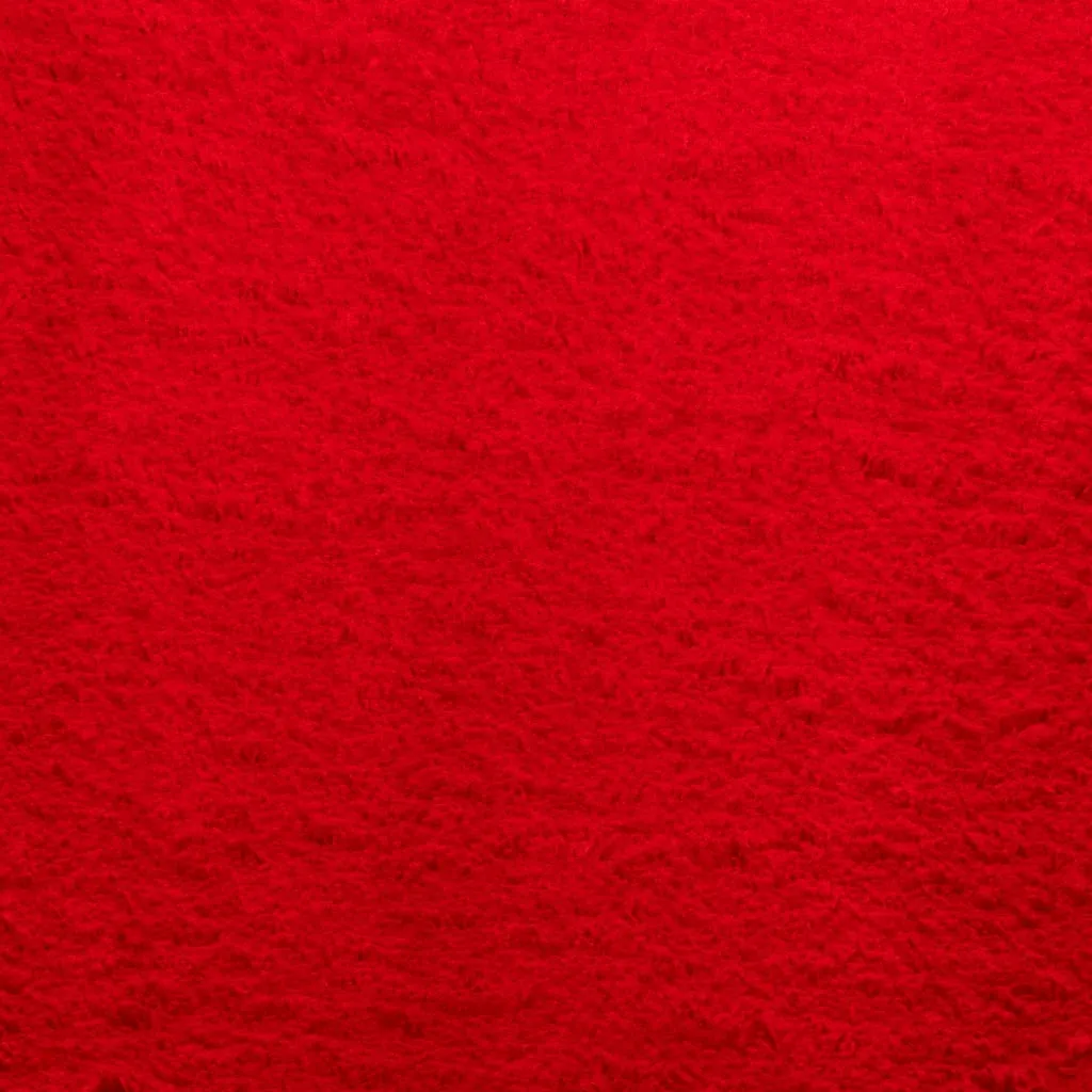 vidaXL HUARTE Short Pile Red Rug - Soft, Washable & Non-Slip, Cozy 160x230 cm | OEKO-TEX Certified