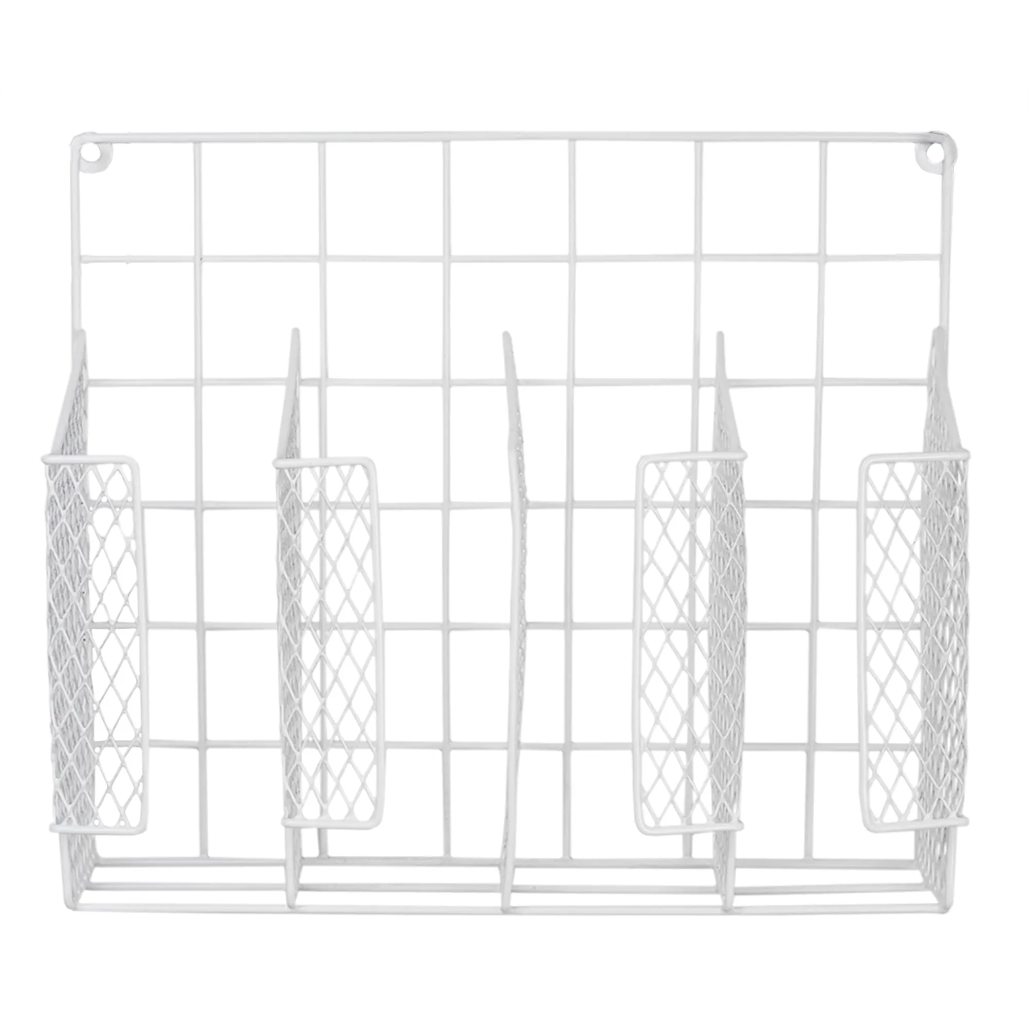 Vinyl Coated Steel  Wrap Organizer, White