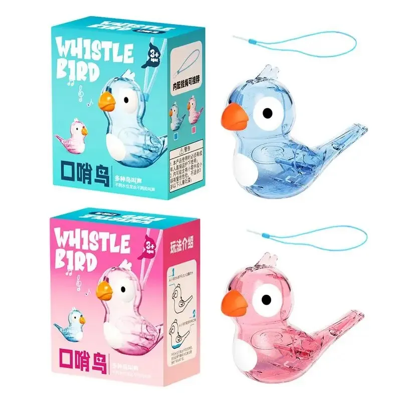 Water Bird Whistle Toy Adjustable Sound with Water Levels (Random Color)