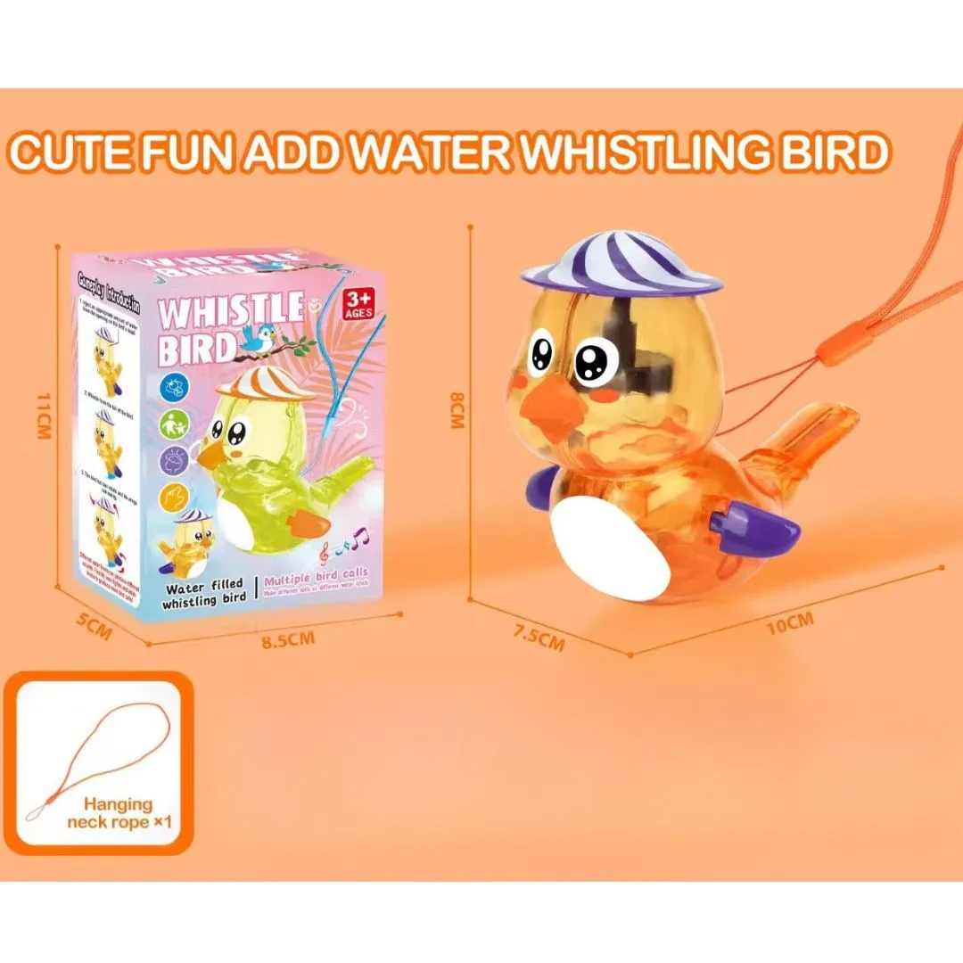 Water Bird Whistle Toy Adjustable Sound with Water Levels (Random Color)