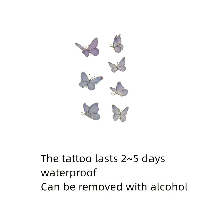 Waterproof Butterfly Tattoo Sticker Small Durable and Stylish