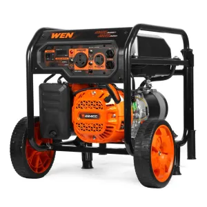 WEN GN5600 5600-Watt Portable Generator, 224cc, Transfer-Switch and RV-Ready