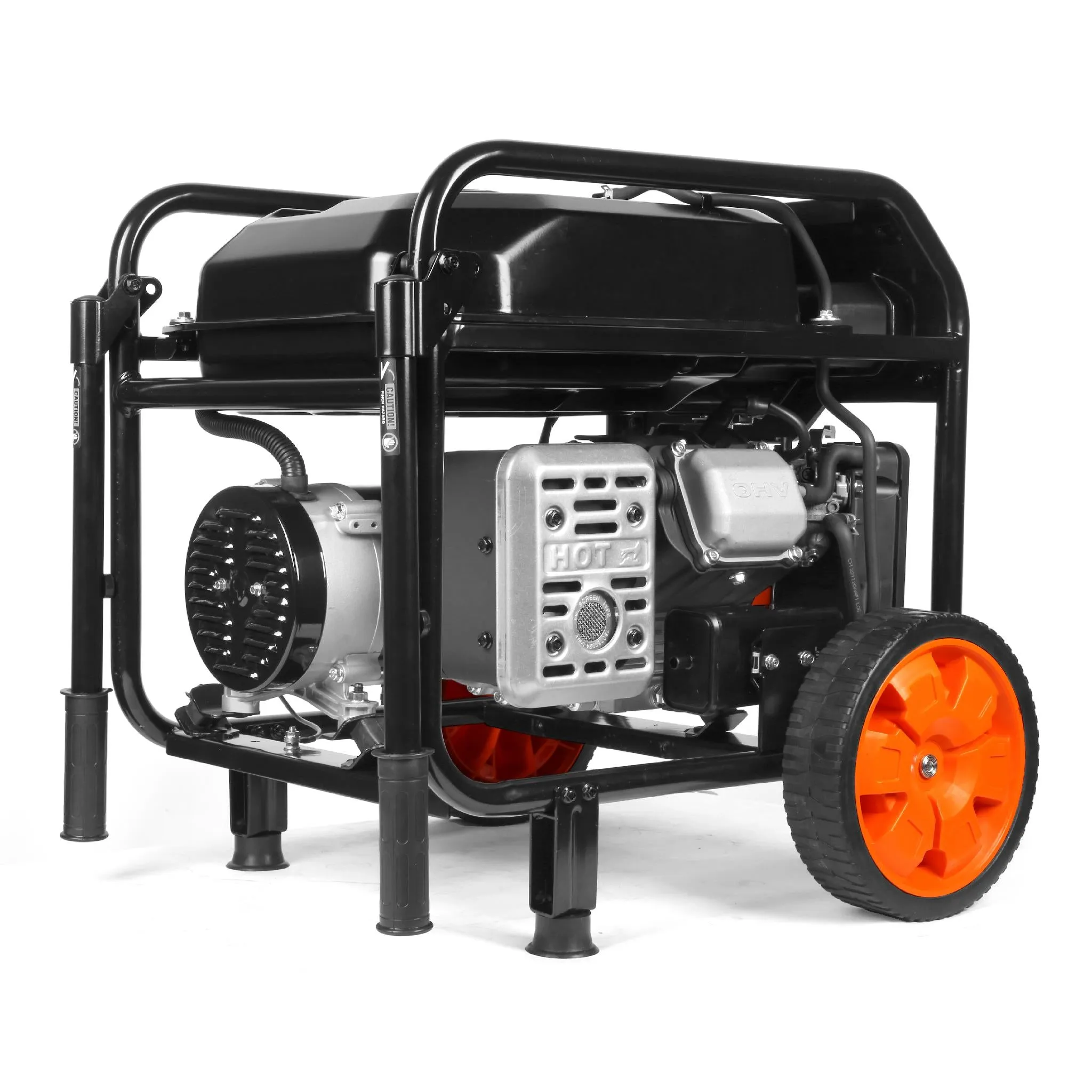 WEN GN5600 5600-Watt Portable Generator, 224cc, Transfer-Switch and RV-Ready