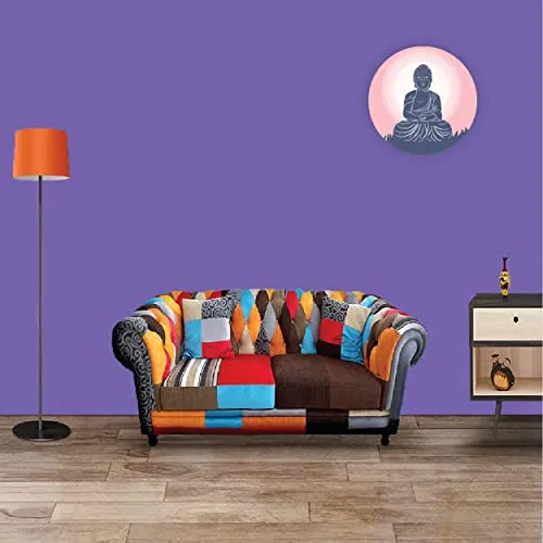 woopme Buddha Ganesha Printed Wall Stickers for Kids Boys Girls Living Room Bedroom Hall House Home Decoration Printed Vinyl Sticker L x H12x12Cms