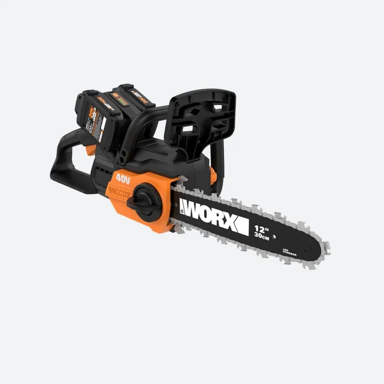 Worx 40V Power Share 12" Cordless Chainsaw w/ Auto Tension